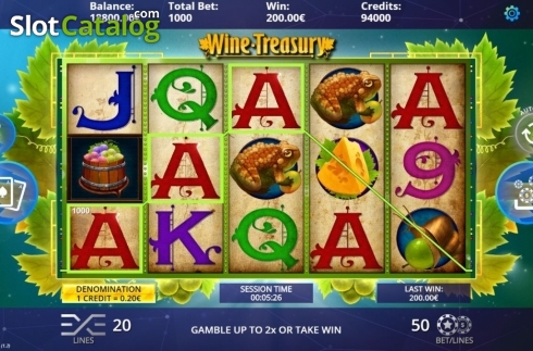 Скрин3. Wine Treasury слот