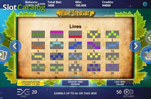 Скрин5. Wine Treasury слот