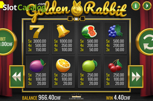 Скрин7. Golden Rabbit (PAF) слот