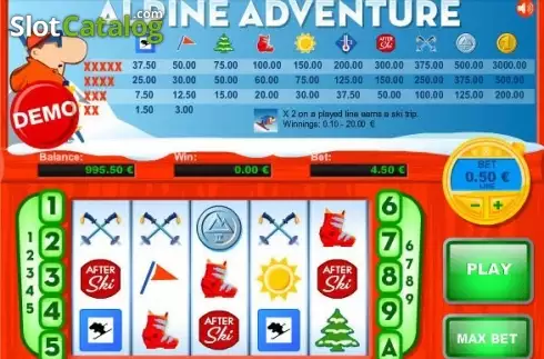 Скрин2. Alpine Adventure слот