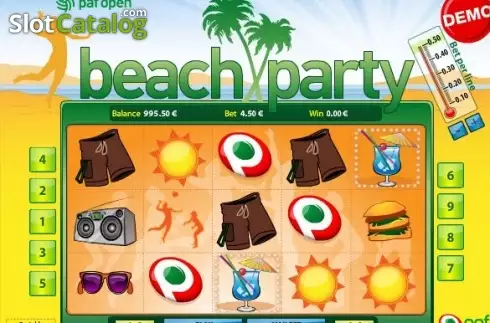 Скрин3. Beach Party (PAF) слот