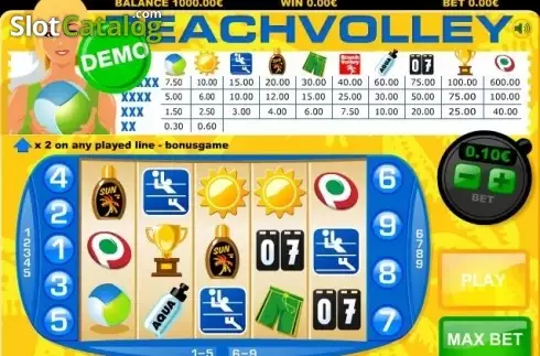 Скрин2. Beach Volley слот