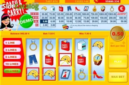 Скрин2. Cash & Carry слот