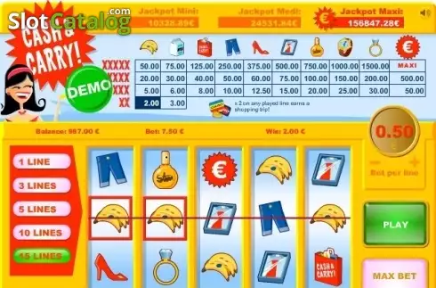 Скрин3. Cash & Carry слот