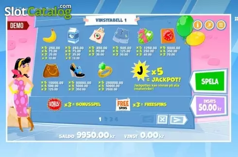 Скрин2. Cash & Carry: Shopping Spree слот