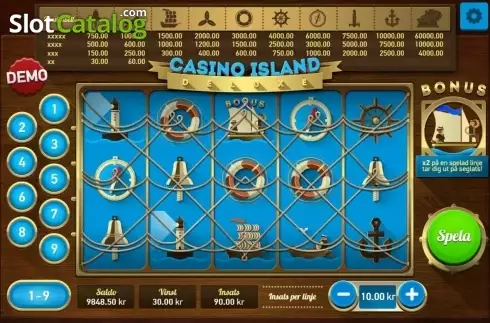 Скрин2. Casino Island Deluxe слот