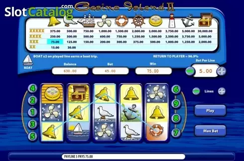 Скрин7. Casino Island II слот