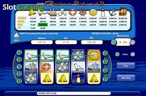 Скрин8. Casino Island II слот
