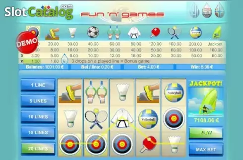 Скрин2. Fun 'n' Games слот