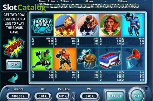 Скрин2. Hockey Heroes слот
