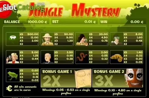 Скрин2. Jungle Mystery (PAF) слот
