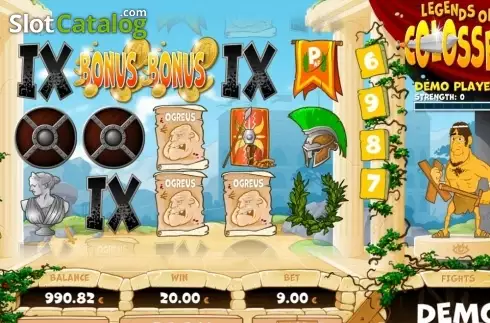 Скрин4. Legends of the Colosseum слот