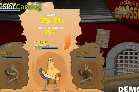 Скрин7. Legends of the Colosseum слот