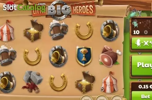 Скрин4. Little Big Heroes слот