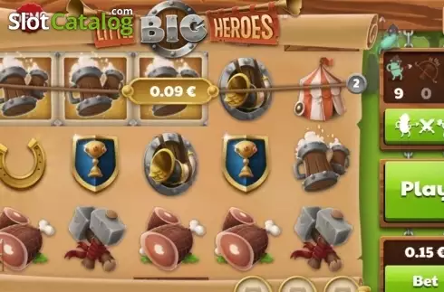 Скрин5. Little Big Heroes слот