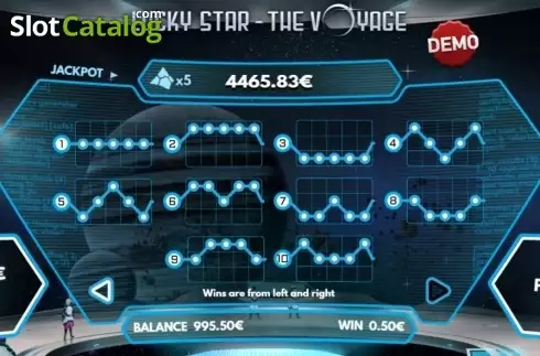 Скрин5. Lucky Star The Voyage слот