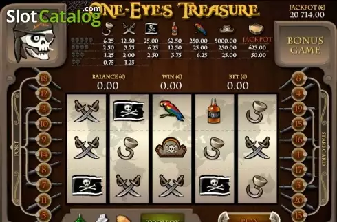 Скрин2. One-Eye's Treasure слот