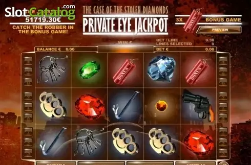 Скрин3. Private Eye Jackpot слот