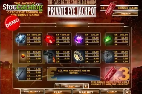Скрин4. Private Eye Jackpot слот