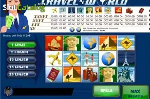 Скрин2. Travel the World слот