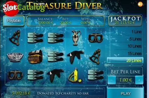 Скрин2. Treasure Diver (PAF) слот