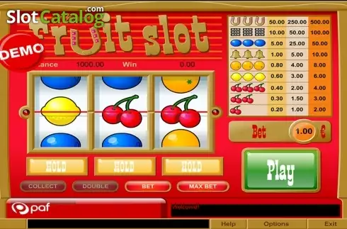 Скрин2. Fruit Slot (PAF) слот