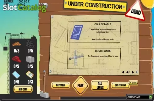 Скрин5. Under Construction (PAF) слот