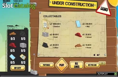 Скрин7. Under Construction (PAF) слот