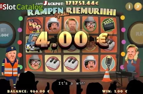 Скрин8. Rampen Rytmikäs Riemuriihi слот