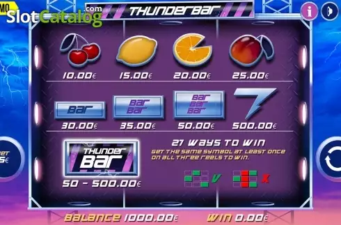 Скрин9. ThunderBAR слот