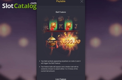 Скрин8. Prosperity Lion слот