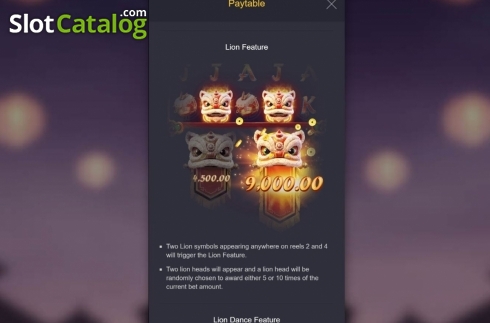 Скрин9. Prosperity Lion слот