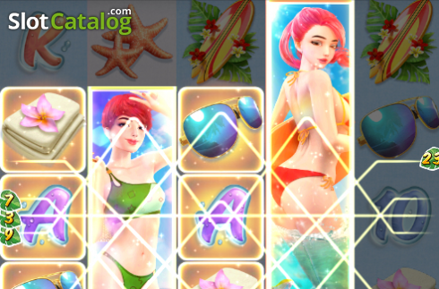 Скрин6. Bikini Paradise слот