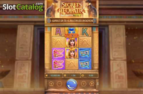 Скрин3. Secrets of Cleopatra Infinity Reels слот