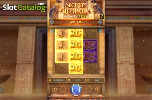 Скрин4. Secrets of Cleopatra Infinity Reels слот
