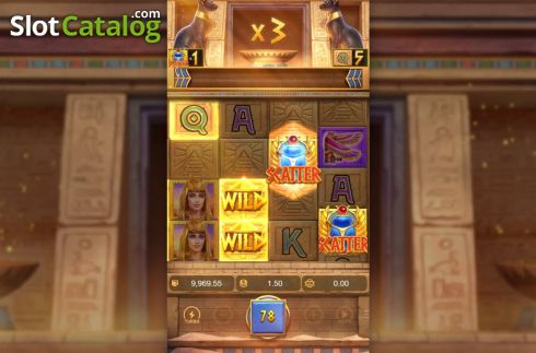 Скрин5. Secrets of Cleopatra Infinity Reels слот