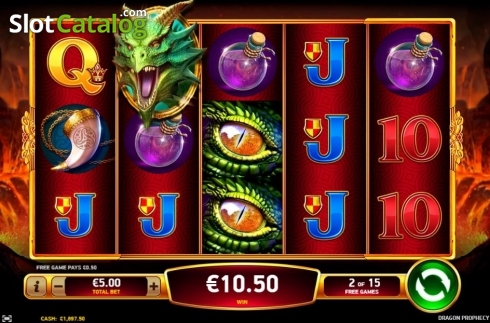 Скрин6. Dragon Prophecy слот