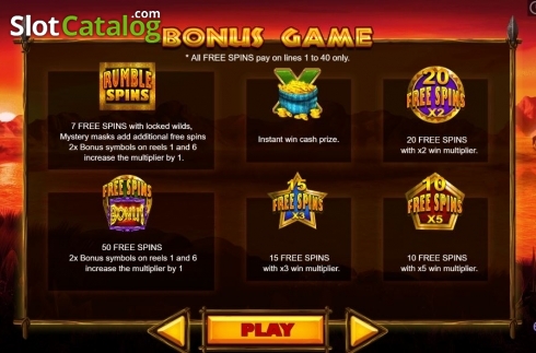 Скрин7. Rumble Rhino слот
