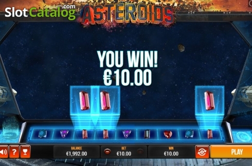 Скрин3. Asteroids Scratch слот