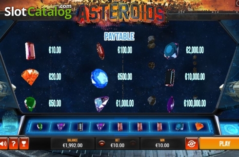 Скрин4. Asteroids Scratch слот