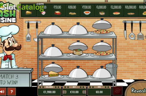 Скрин3. Cash Cuisine Scratch слот