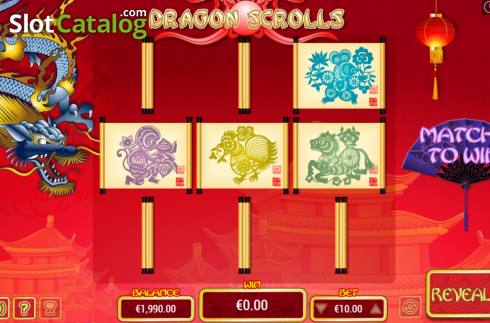 Скрин3. Dragon Scrolls Scratch слот