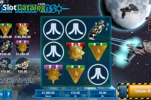 Скрин3. Star Raiders Scratch слот