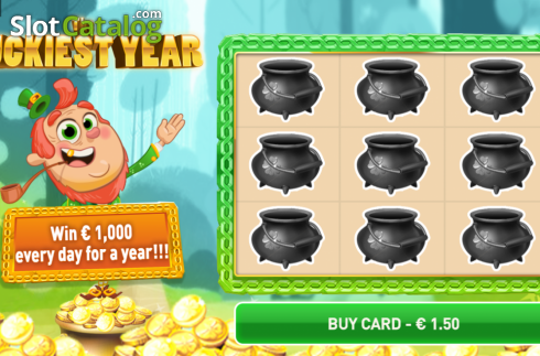 Скрин2. The Luckiest Year Scratch слот