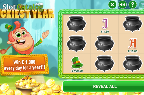 Скрин3. The Luckiest Year Scratch слот
