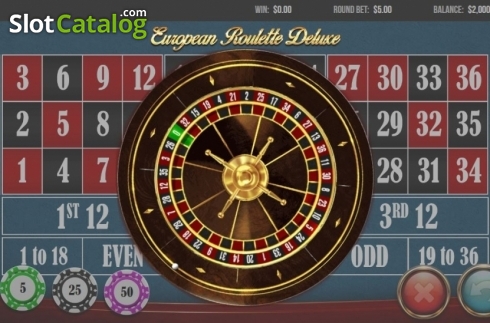 Скрин4. European Roulette Deluxe (Wizard Games) слот