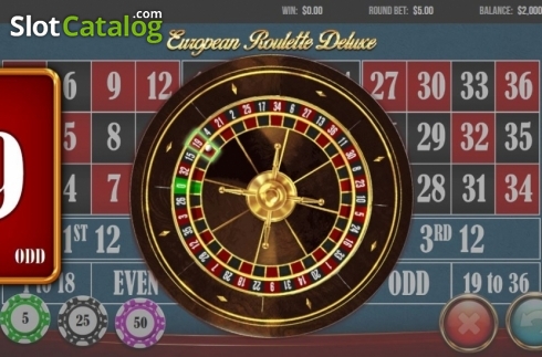 Скрин5. European Roulette Deluxe (Wizard Games) слот