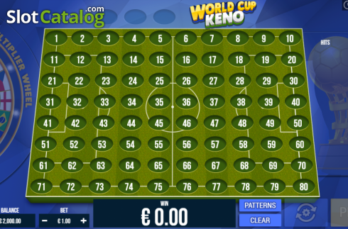 Скрин2. World Cup Keno слот