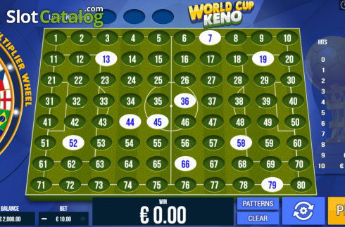 Скрин3. World Cup Keno слот