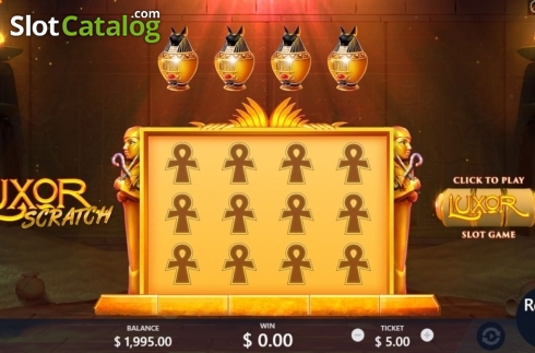 Скрин3. Luxor Scratch слот